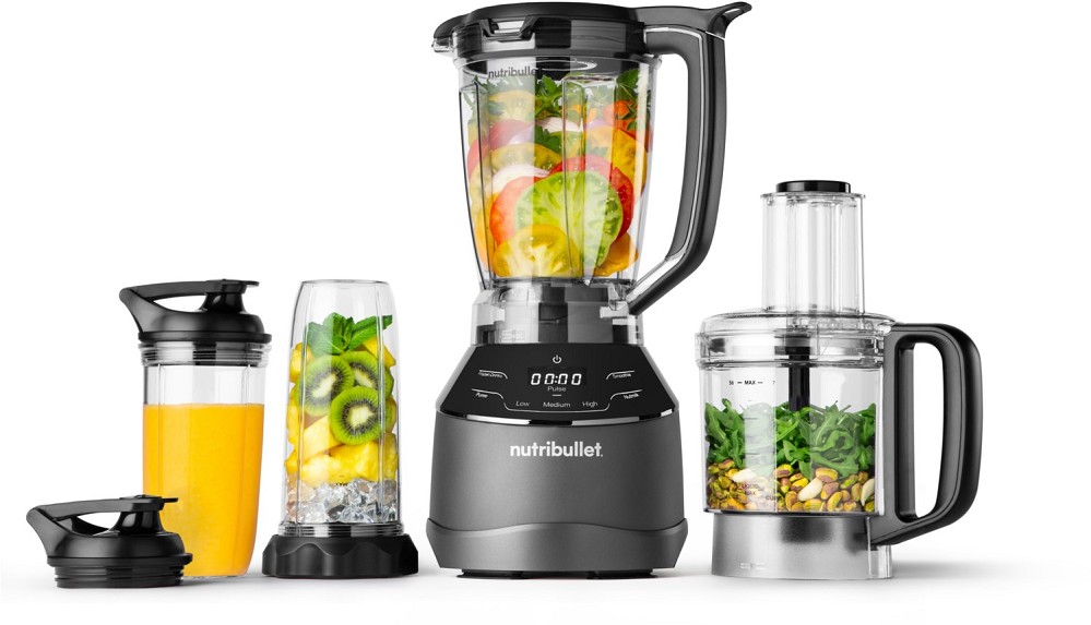Nutribullet Schwarz Standmixer Nbf580b 1,8 L 1500 W Edelstahl 3-In-1 Multifunktionssystem - Bild 2